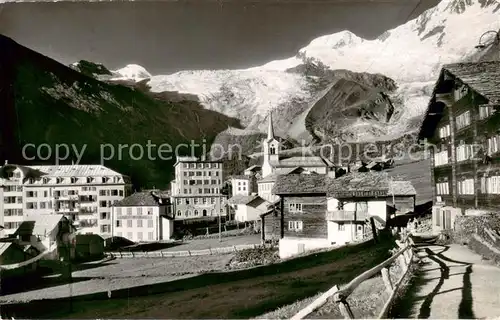 AK / Ansichtskarte Saas Fee_VS Allalinhorn und Alphubel 