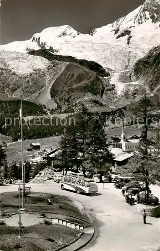 AK / Ansichtskarte Saas Fee_VS mit Alphubel 