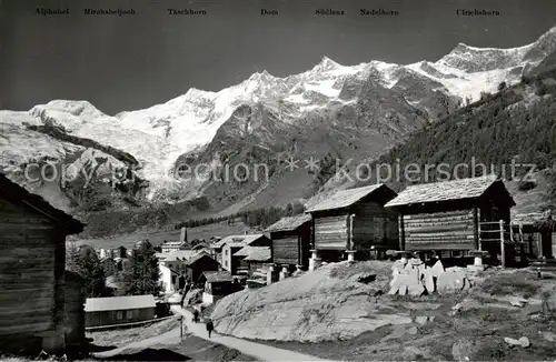 AK / Ansichtskarte Saas Fee_VS Wallis 