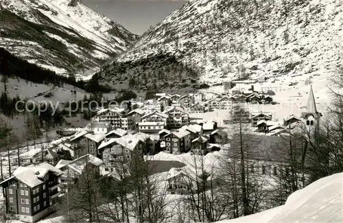 AK / Ansichtskarte Saas Almagell_VS Panorama 