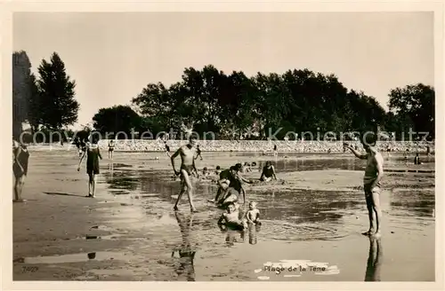 AK / Ansichtskarte Neuchatel_NE Plage de la Tene Neuchatel NE