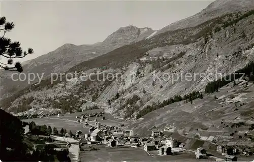 AK / Ansichtskarte Saas Grund_VS Panorama 