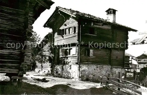 AK / Ansichtskarte Vercorin sur Sierre_VS Maison valaisanne 