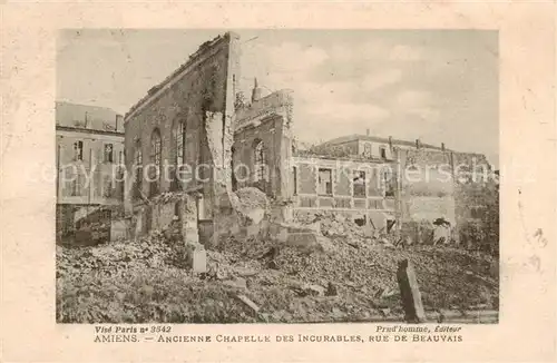 AK / Ansichtskarte Amiens_80 Ancienne Chapelle des Incurables rue de Beauvais 