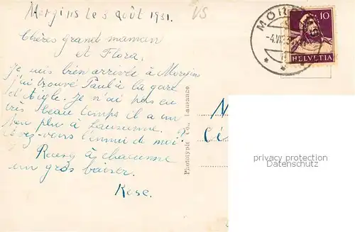 AK / Ansichtskarte Morgins Vue generale Morgins