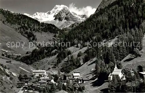 AK / Ansichtskarte Binn Panorama mit Ofenhorn Binn