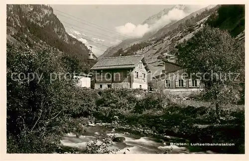 AK / Ansichtskarte Bristen_UR Luftseilbahnstation 