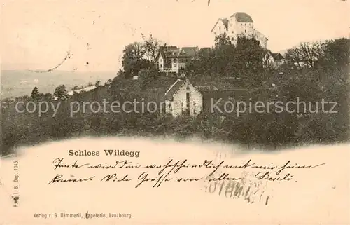 AK / Ansichtskarte Wildegg_AG Schloss Wildegg 