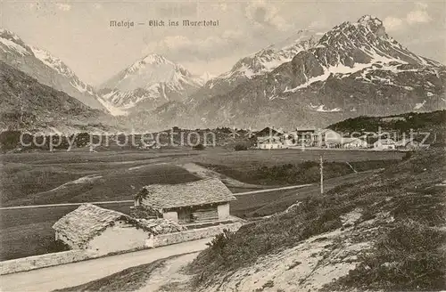AK / Ansichtskarte Maloja_GR Blick ins Murettotal Maloja_GR