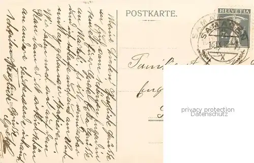 AK / Ansichtskarte Samaden Ortspartie Samaden