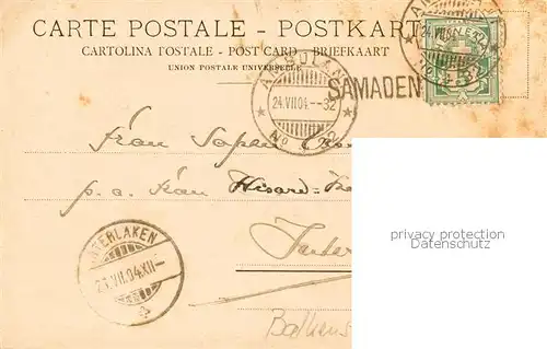 AK / Ansichtskarte Samaden Panorama Samaden