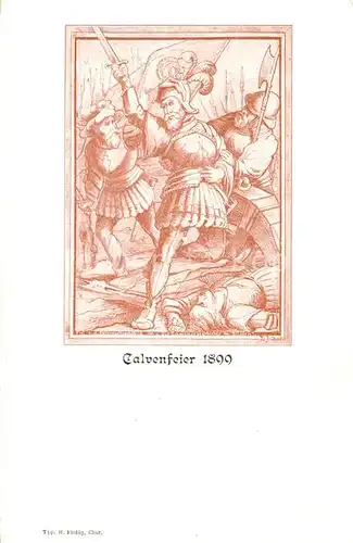 AK / Ansichtskarte Chur_GR Calvenfeier 1899 Chur_GR