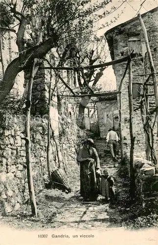 AK / Ansichtskarte Gandria_Lago_di_Lugano Un viccolo Gandria_Lago_di_Lugano