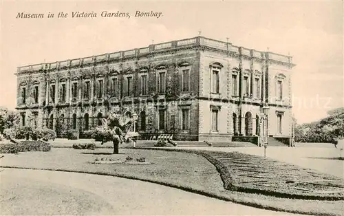 AK / Ansichtskarte Bombay_Mumbai_India Museum in the Victoria Gardens 