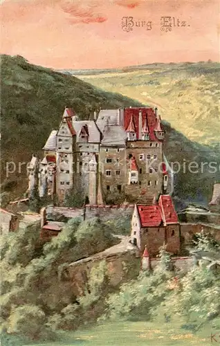 AK / Ansichtskarte Burg_Eltz_Wierschem Ansicht 