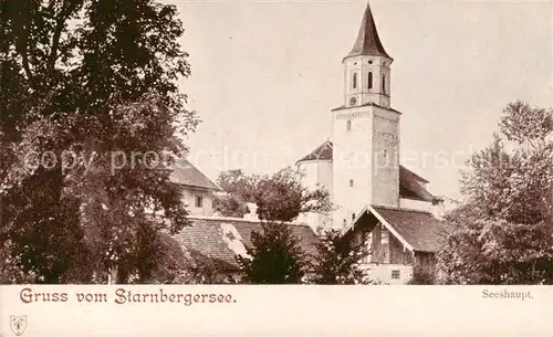 AK / Ansichtskarte Seeshaupt_Starnberger_See Kirche 