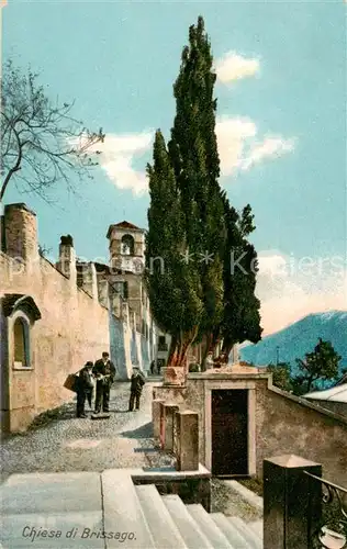AK / Ansichtskarte Brissago_Lago_Maggiore_TI Chiesa 