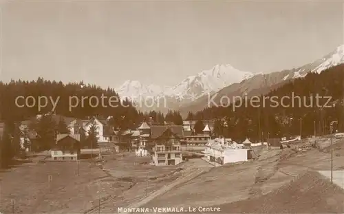 AK / Ansichtskarte Montana Vermala Le Centre Montana Vermala