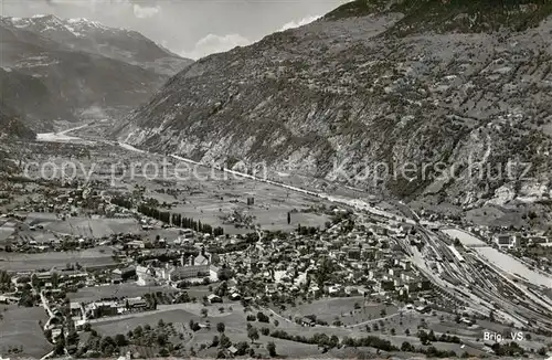 AK / Ansichtskarte Brig_Brigue_VS Fliegeraufnahme 