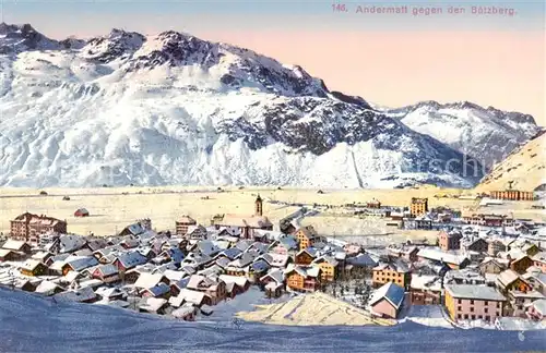 AK / Ansichtskarte Andermatt_UR mit Baetzberg 