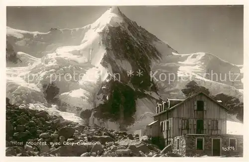 AK / Ansichtskarte Obergabelhorn_4073m_VS Hotel Mountet 