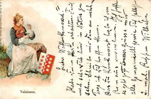 AK / Ansichtskarte Valais_Wallis_Kanton Valaisanne Valais_Wallis_Kanton