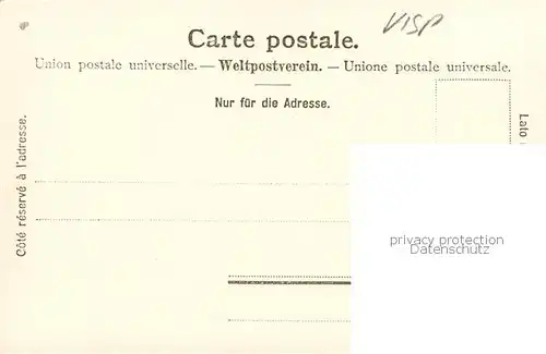 AK / Ansichtskarte Visp_Viege_VS Abstieg durch das Eislabyrinth der Viescherwand 