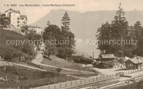 AK / Ansichtskarte Les_Marecottes_VS Ligne Martigny Chamonix 