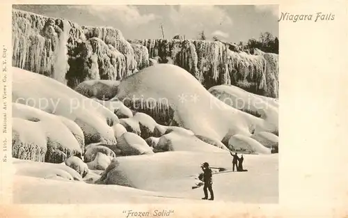 AK / Ansichtskarte Niagara_Falls_Ontario_Canada Frozen Solid 