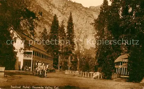 AK / Ansichtskarte Yosemite_Valley_Yosemite National_Park_California_USA Sentinel Hotel 