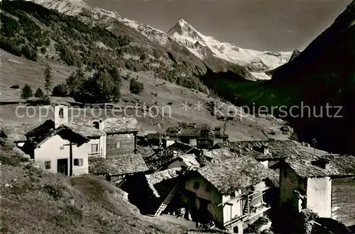 AK / Ansichtskarte La_Forclaz_d_Herens_VS Dent Blanche et le glacier de Ferpecle 
