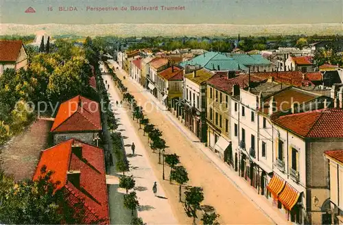 AK / Ansichtskarte Blida_Algerie Perspective du Boulevard Trumelet 