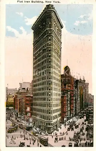 AK / Ansichtskarte New_York_City Flat Iron Building New_York_City