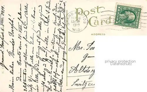 AK / Ansichtskarte Grand_Rapids_Wisconsin_USA First and Second Streets 