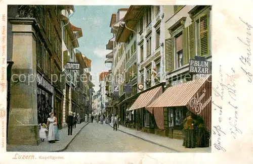 AK / Ansichtskarte Luzern__LU Kapellgasse 