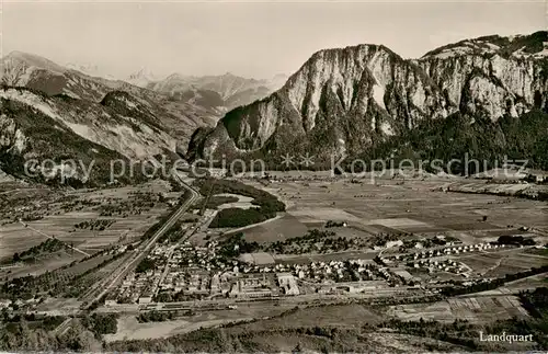 AK / Ansichtskarte Landquart_GR Fliegeraufnahme 