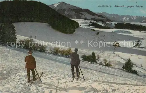 AK / Ansichtskarte Zugerberg_ZG Panorama Feldpost 