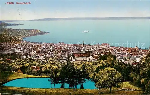 AK / Ansichtskarte Rorschach_Bodensee_SG Panorama 