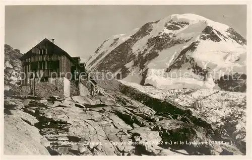 AK / Ansichtskarte Zermatt_VS Cabane Betemps et le Lyskamm Zermatt_VS