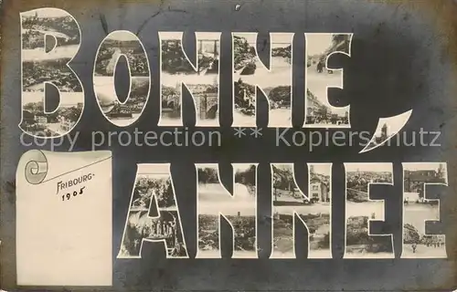 AK / Ansichtskarte Fribourg_FR Vue partielle Fribourg FR