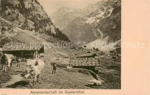 AK / Ansichtskarte Gasterntal_Kandersteg_BE Alpenlandschaft 
