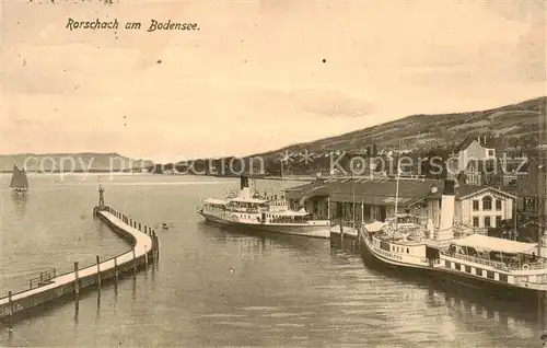 AK / Ansichtskarte Rorschach_Bodensee_SG Panorama Feldpost 