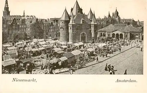 AK / Ansichtskarte 73831533 Amsterdam__NL Nieuwmarkt 