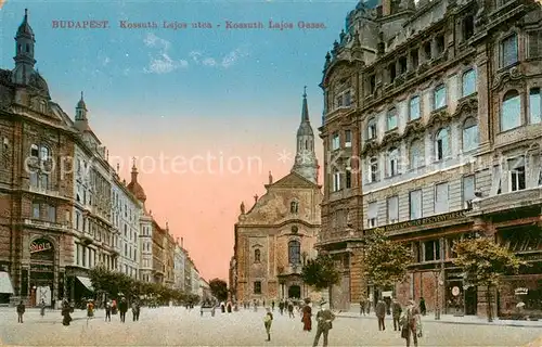 AK / Ansichtskarte  Budapest_HU Kossuth Lajos Gasse 