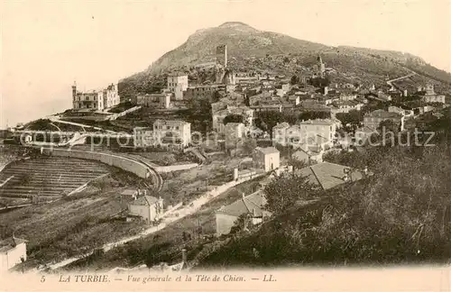 AK / Ansichtskarte  La_Turbie_06 Vue generale et la Tete de Chien 