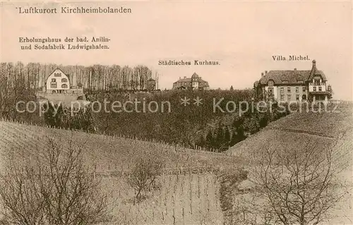 AK / Ansichtskarte  Kirchheimbolanden Erholungshaus der BASF Ludwigshafen Staedt Kurhaus Villa Michel Kirchheimbolanden