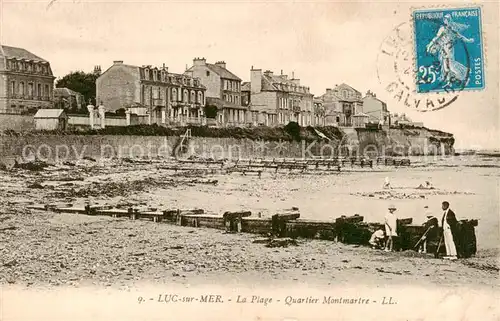 AK / Ansichtskarte  Luc-sur-Mer_14_Calvados La Plage Quartier Montmartre 