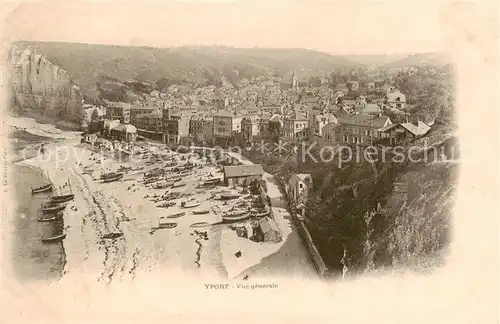 AK / Ansichtskarte  Yport_76 Vue generale aerienne 