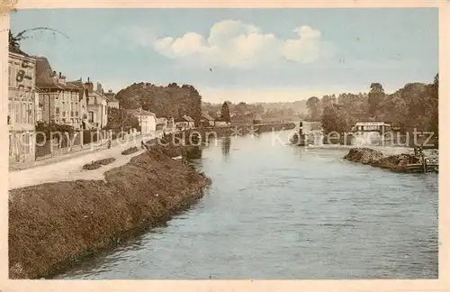 AK / Ansichtskarte  Thorigny-Lagny_77_Seine-et-Marne Bords de la Marne Chaloupe a Vapeur 