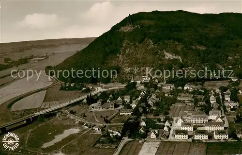 AK / Ansichtskarte  Porta_Westfalica Blick auf Barkhausen und Kaiser Wilhelm Denkmal Fliegeraufnahme Porta_Westfalica